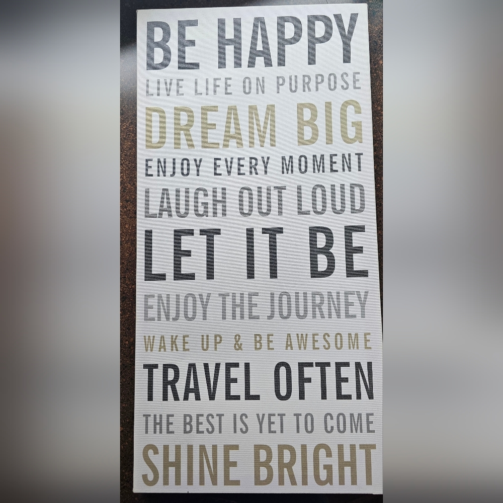 Quote Wall Decor